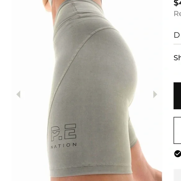 PE Nation Bike Shorts NWT Super Soft​​